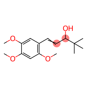 1-Penten-3-ol, 4,4-dimethyl-1-(2,4,5-trimethoxyphenyl)-