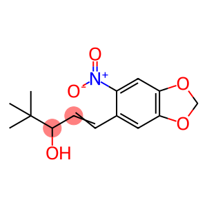 1-(4,5-Methylenedioxy-2-nitrophenyl)-4,4-dimethyl-1-penten-3-ol