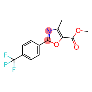 5-Oxazolecarboxylic acid, 4-methyl-2-[4-(trifluoromethyl)phenyl]-, methyl ester