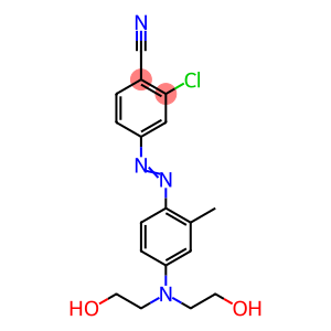Benzonitrile, 4-(2-(4-(bis(2-hydroxyethyl)amino)-2-methylphenyl)diazenyl)-2-chloro-