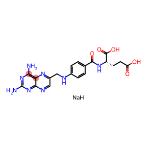 N-[4-[[(2,4-Diamino-6-pteridinyl)methyl]amino]benzoyl]-L-glutamic acid disodium salt