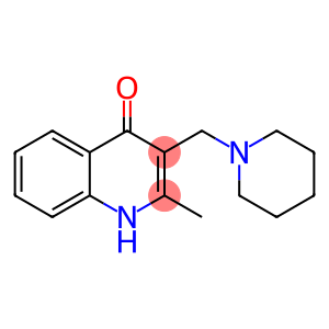 4(1H)-Quinolinone, 2-methyl-3-(1-piperidinylmethyl)-