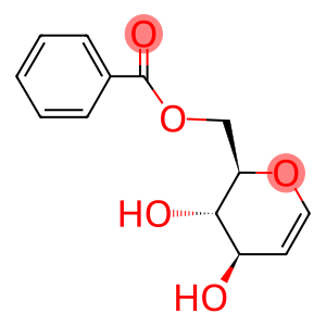 ((2R,3S,4R)-3,4-Dihydroxy-3,4-dihydro-2H-pyran-2-yl)methyl benzoate