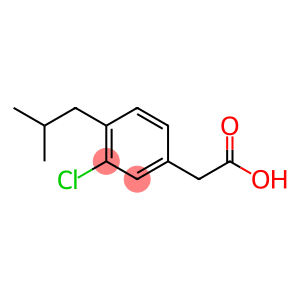 Benzeneacetic acid, 3-chloro-4-(2-methylpropyl)-
