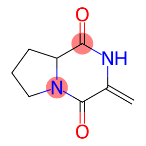 Pyrrolo[1,2-a]pyrazine-1,4-dione, hexahydro-3-methylene- (9CI)