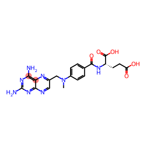 N-[4-[[(2,4-二氨基-6-蝶啶)甲基]甲氨基]苯甲酰]-L-谷氨酸