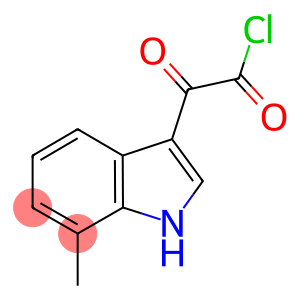 2-(7-甲基-1H-吲哚-3-基)-2-氧亚基乙酰基氯化