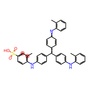 Benzenesulfonic acid, 3-methyl-4-[[4-[[4-[(2-methylphenyl)amino]phenyl][4-[(2-methylphenyl)imino]-2,5-cyclohexadien-1-ylidene]methyl]phenyl]amino]-