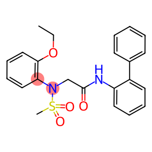 N-[1,1'-biphenyl]-2-yl-2-[2-ethoxy(methylsulfonyl)anilino]acetamide