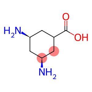 Cyclohexanecarboxylic acid, 3,5-diamino-, (1alpha,3beta,5beta)- (9CI)