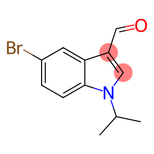 1H-Indole-3-carboxaldehyde,5-bromo-1-(1-methylethyl)-(9CI)