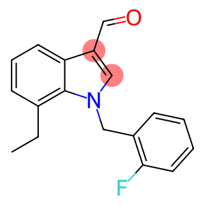 1H-Indole-3-carboxaldehyde,7-ethyl-1-[(2-fluorophenyl)methyl]-(9CI)