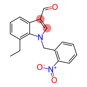 1H-Indole-3-carboxaldehyde,7-ethyl-1-[(2-nitrophenyl)methyl]-(9CI)