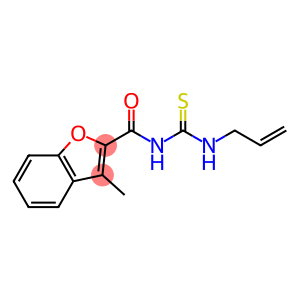 3-methyl-N-(prop-2-enylcarbamothioyl)-1-benzofuran-2-carboxamide
