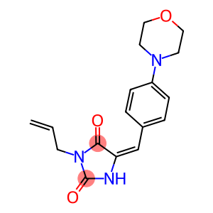 3-allyl-5-[4-(4-morpholinyl)benzylidene]-2,4-imidazolidinedione