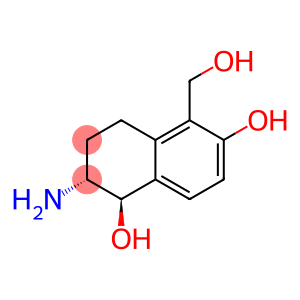 1,6-Naphthalenediol, 2-amino-1,2,3,4-tetrahydro-5-(hydroxymethyl)-, trans- (9CI)