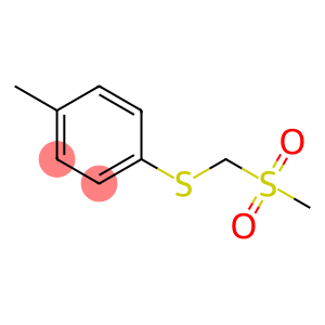Benzene, 1-methyl-4-[[(methylsulfonyl)methyl]thio]-