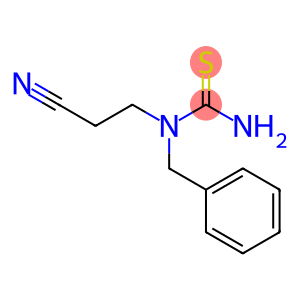 Thiourea,  N-(2-cyanoethyl)-N-(phenylmethyl)-