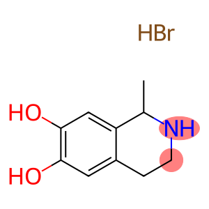 1-甲基-6,7-二羟基-1,2,3,4-四氢异喹啉 氢溴酸盐
