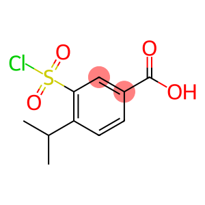 3-Chlorosulfonyl-4-isopropylbenzoicacid