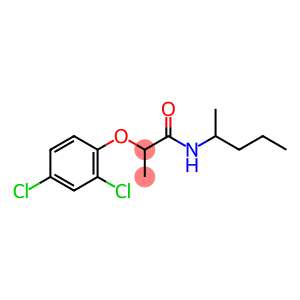 Propanamide, 2-(2,4-dichlorophenoxy)-N-(1-methylbutyl)-