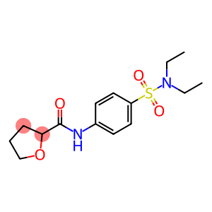 N-[4-(diethylsulfamoyl)phenyl]tetrahydrofuran-2-carboxamide
