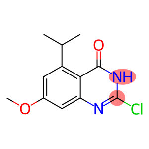 2-CHLORO-7-METHOXY-5-(1-METHYLETHYL)-4(3H)-QUINAZOLINONE