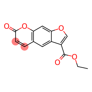 7H-Furo(3,2-G)(1)benzopyran-3-carboxylic acid, 7-oxo-, ethyl ester