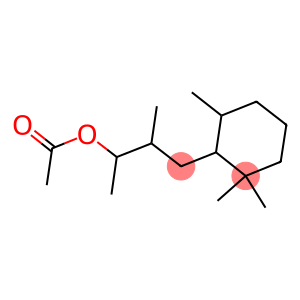 alpha,beta,2,2,6-pentamethylcyclohexylpropyl acetate