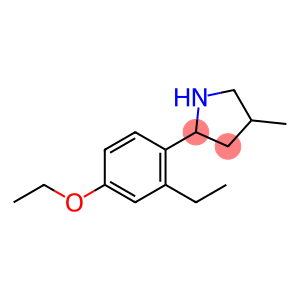Pyrrolidine, 2-(4-ethoxy-2-ethylphenyl)-4-methyl-