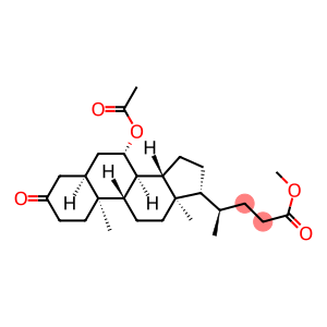 7β-Acetoxy-3-oxo-5β-cholan-24-oic acid methyl ester