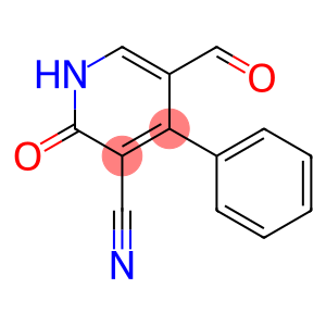 3-Pyridinecarbonitrile,5-formyl-1,2-dihydro-2-oxo-4-phenyl-(9CI)