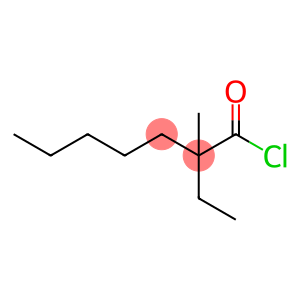 Heptanoyl chloride, 2-ethyl-2-methyl-