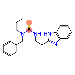 Thiourea, N-[2-(1H-benzimidazol-2-yl)ethyl]-N-(phenylmethyl)-N-propyl- (9CI)