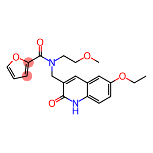 2-Furancarboxamide,N-[(6-ethoxy-1,2-dihydro-2-oxo-3-quinolinyl)methyl]-N-(2-methoxyethyl)-(9CI)