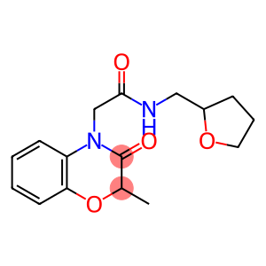 4H-1,4-Benzoxazine-4-acetamide, 2,3-dihydro-2-methyl-3-oxo-N-[(tetrahydro-2-furanyl)methyl]-