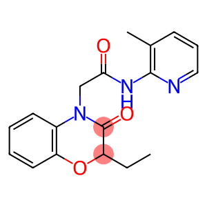 4H-1,4-Benzoxazine-4-acetamide,2-ethyl-2,3-dihydro-N-(3-methyl-2-pyridinyl)-3-oxo-(9CI)