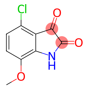 1H-Indole-2,3-dione, 4-chloro-7-methoxy-