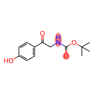 Carbamic acid, N-[2-(4-hydroxyphenyl)-2-oxoethyl]-, 1,1-dimethylethyl ester