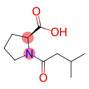 (2S)-1-(3-methyl-1-oxobutyl)-2-pyrrolidinecarboxylic acid