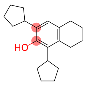 2-Naphthalenol, 1,3-dicyclopentyl-5,6,7,8-tetrahydro-