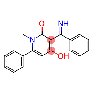 3-(α-Iminobenzyl)-4-hydroxy-6-phenyl-1-methyl-2(1H)-pyridinone
