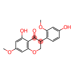4H-1-Benzopyran-4-one, 2,3-dihydro-5-hydroxy-3-(4-hydroxy-2-methoxyphenyl)-7-methoxy-