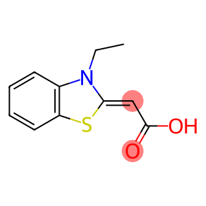 Acetic acid, (3-ethyl-2(3H)-benzothiazolylidene)-, (2Z)- (9CI)