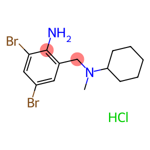 n-(2-amino-3,5-dibromobenzyl)-n-methylcyclohexylamine hydrochloride
