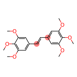 1,2,3-trimethoxy-5-[2-(3,4,5-trimethoxyphenyl)ethenyl]benzene