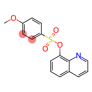Benzenesulfonic acid, 4-methoxy-, 8-quinolinyl ester