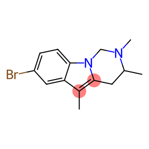 1,2,3,4-Tetrahydro-7-bromo-2,3,5-trimethylpyrimido[1,6-a]indole