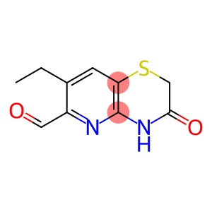 2H-Pyrido[3,2-b]-1,4-thiazine-6-carboxaldehyde, 7-ethyl-3,4-dihydro-3-oxo-