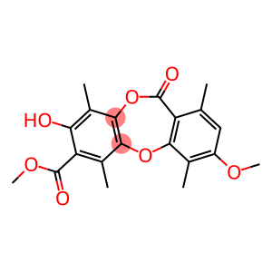 8-Hydroxy-3-methoxy-1,4,6,9-tetramethyl-11-oxo-11H-dibenzo[b,e][1,4]dioxepin-7-carboxylic acid methyl ester